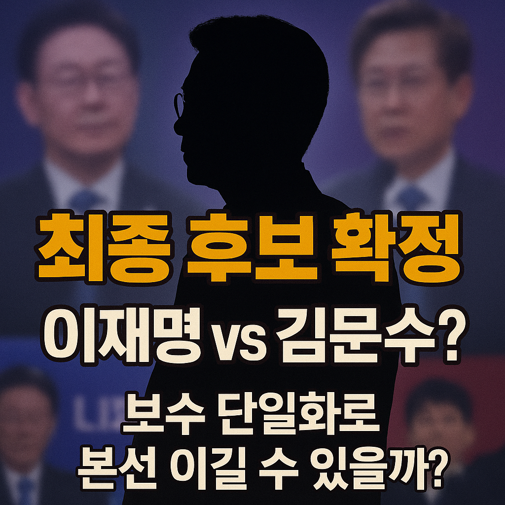 국민의힘 대총령 후보 최종 확정