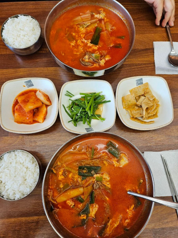 육개장 항공샷