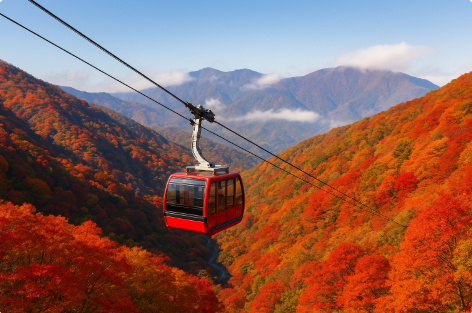 무주) 하늘 위에서 만나는 가을, 덕유산 곤돌라