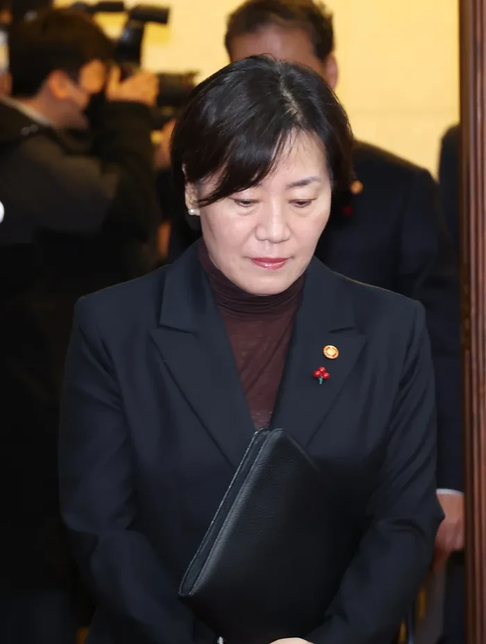 송미령 장관은 12·3 비상계엄