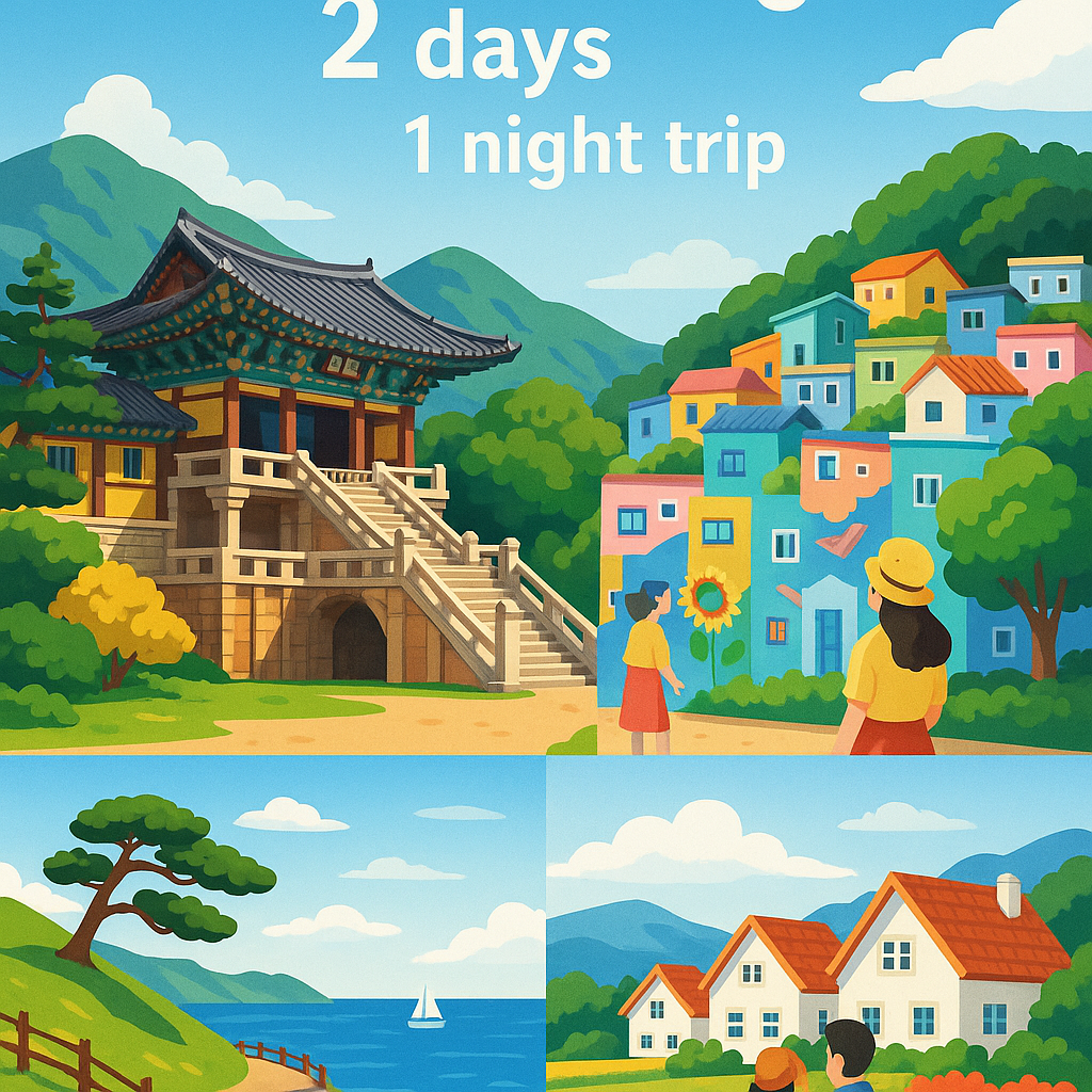 경상도 1박2일 여행일정 추천 알차게 즐기는 코스와 꿀팁