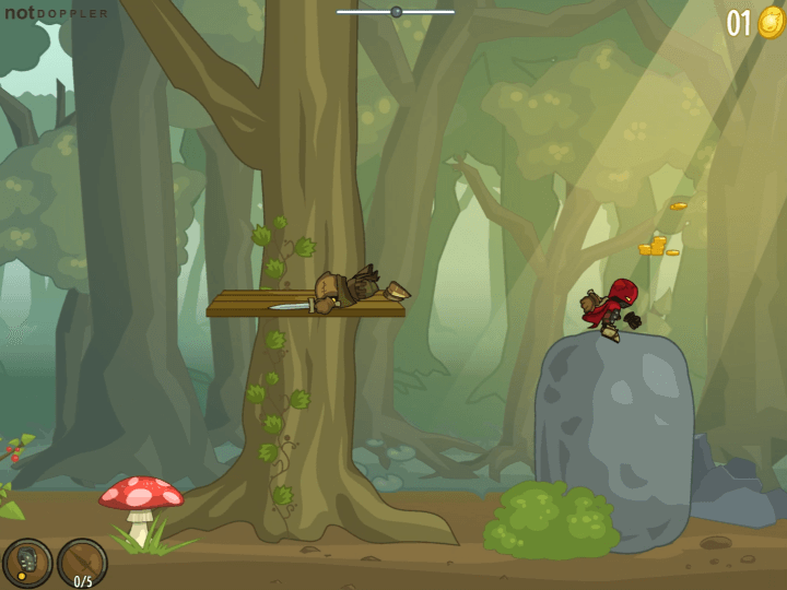 적을-처치하고-골드를-획득하는-장면