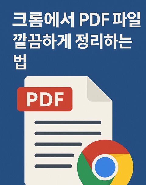 크롬에서 PDF 파일 깔끔하게 정리하는 법