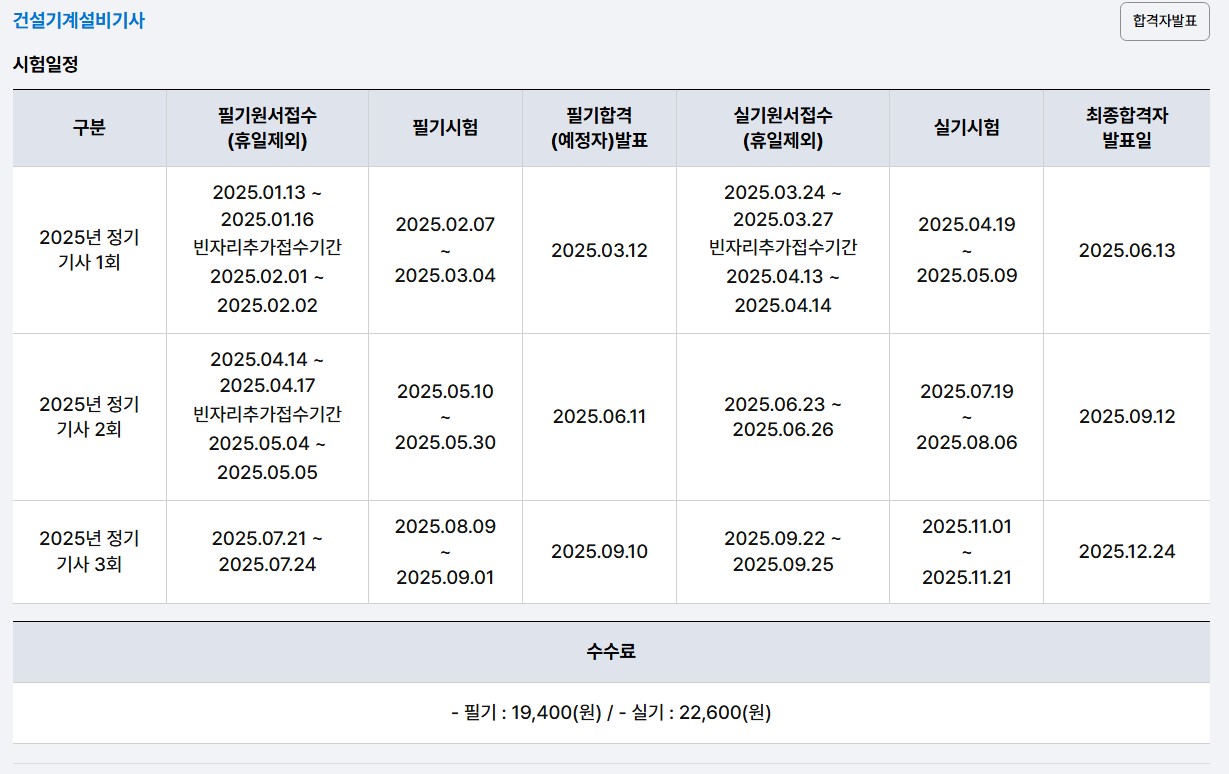 기계설비 유지관리자 자격증