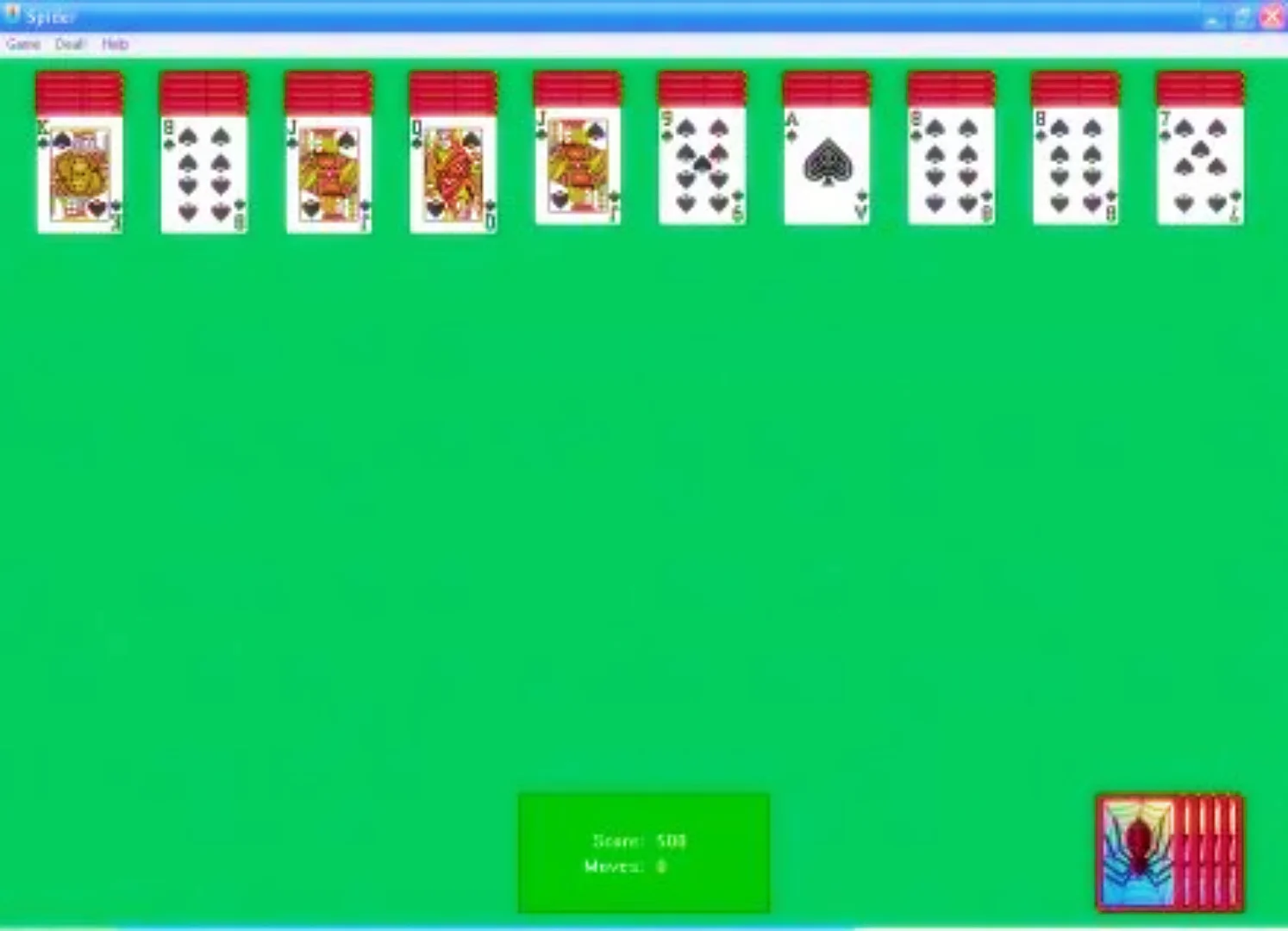 스파이더 카드놀이 다운로드