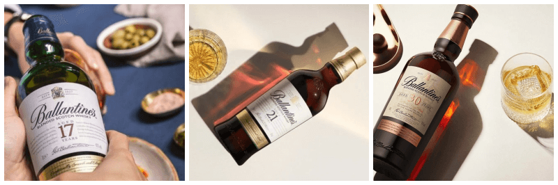 발렌타인 17년산, 21년산, 30년산 사진