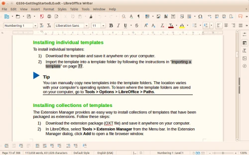 무료 워드 프로그램: LibreOffice Writer