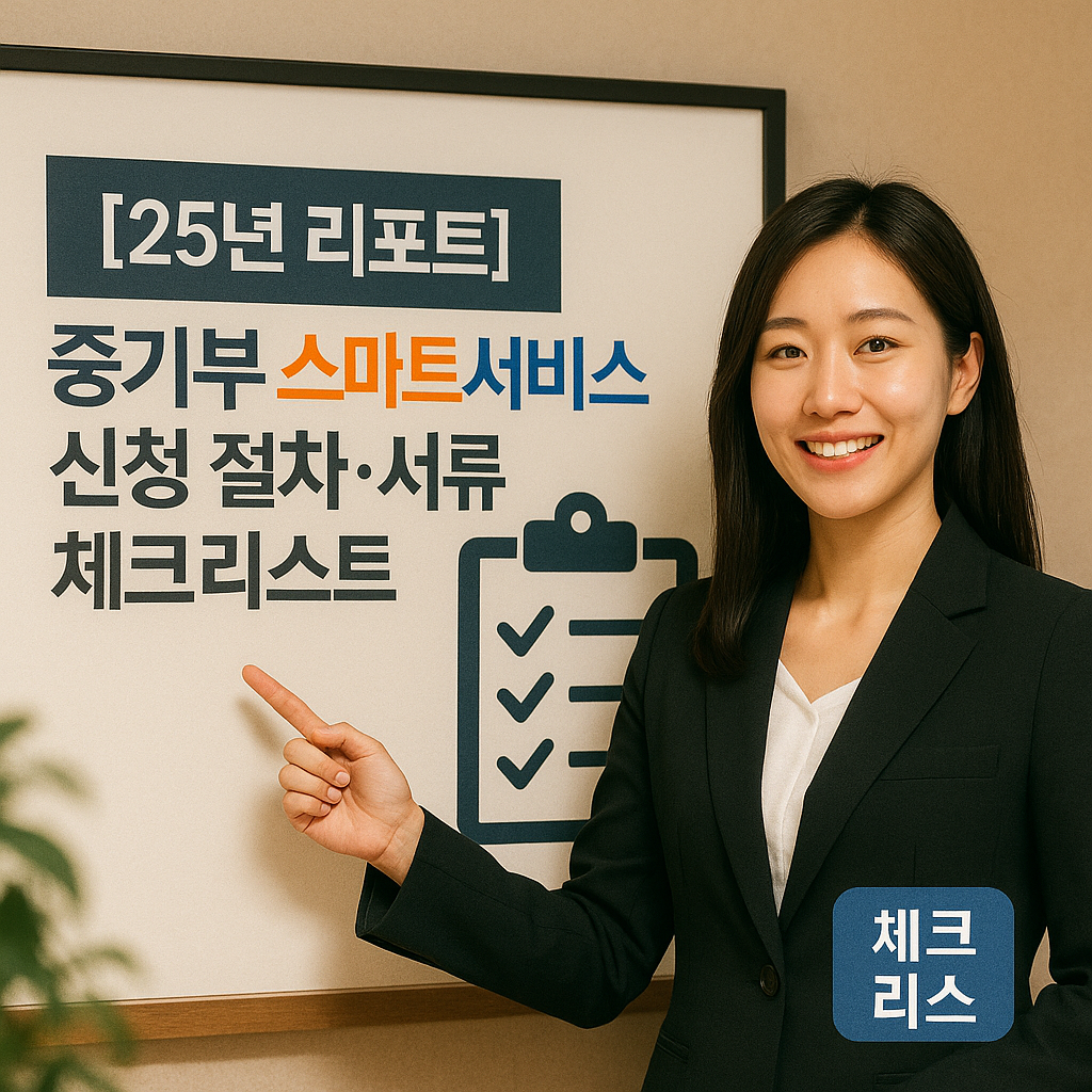 [25년 리포트] 중기부 스마트서비스 지원 &ndash; 신청 절차&middot;서류 체크리스트