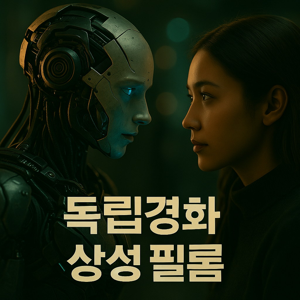 미래 기술과 AI를 주제로 한 SF영화 콘셉트