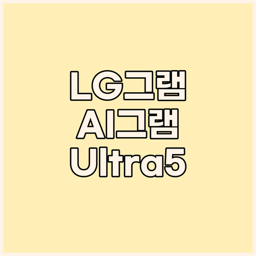 LG 2025 그램 AI 애로우레이크..