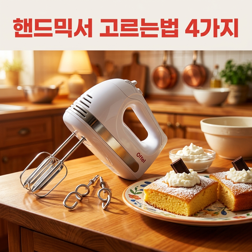 핸드믹서 고르는법 손거품기 한계