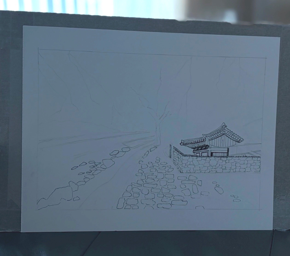 구도와 구조선 잡기