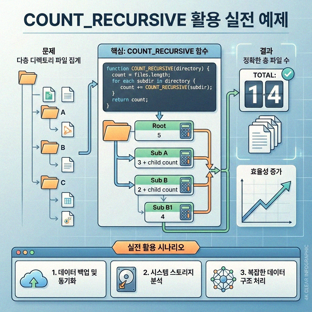 PHP count COUNT_RECURSIVE 다차원 배열 개수 세기 완전 정복