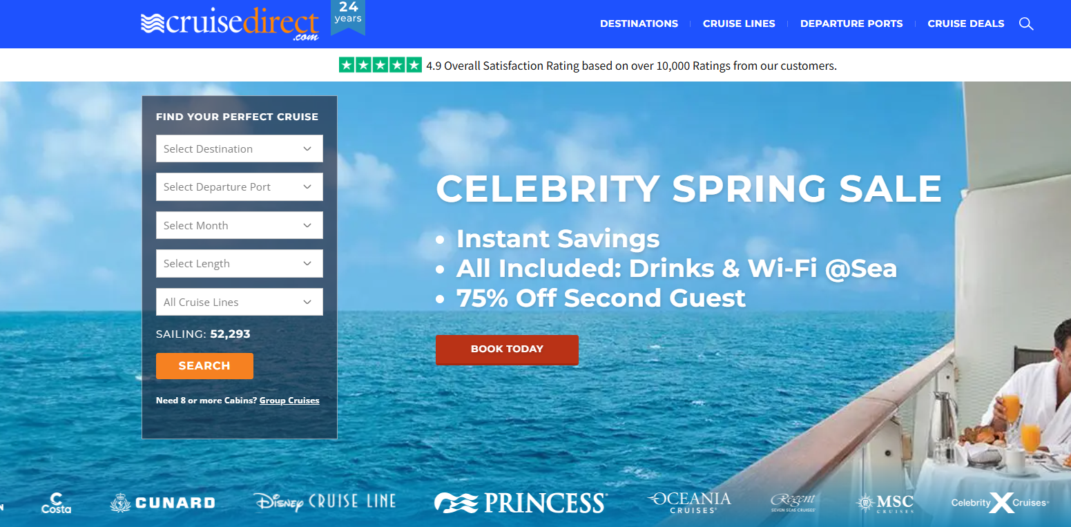 최저가 해외 크루즈 상품 예약방법 크루즈다이렉트 예약단계 정리