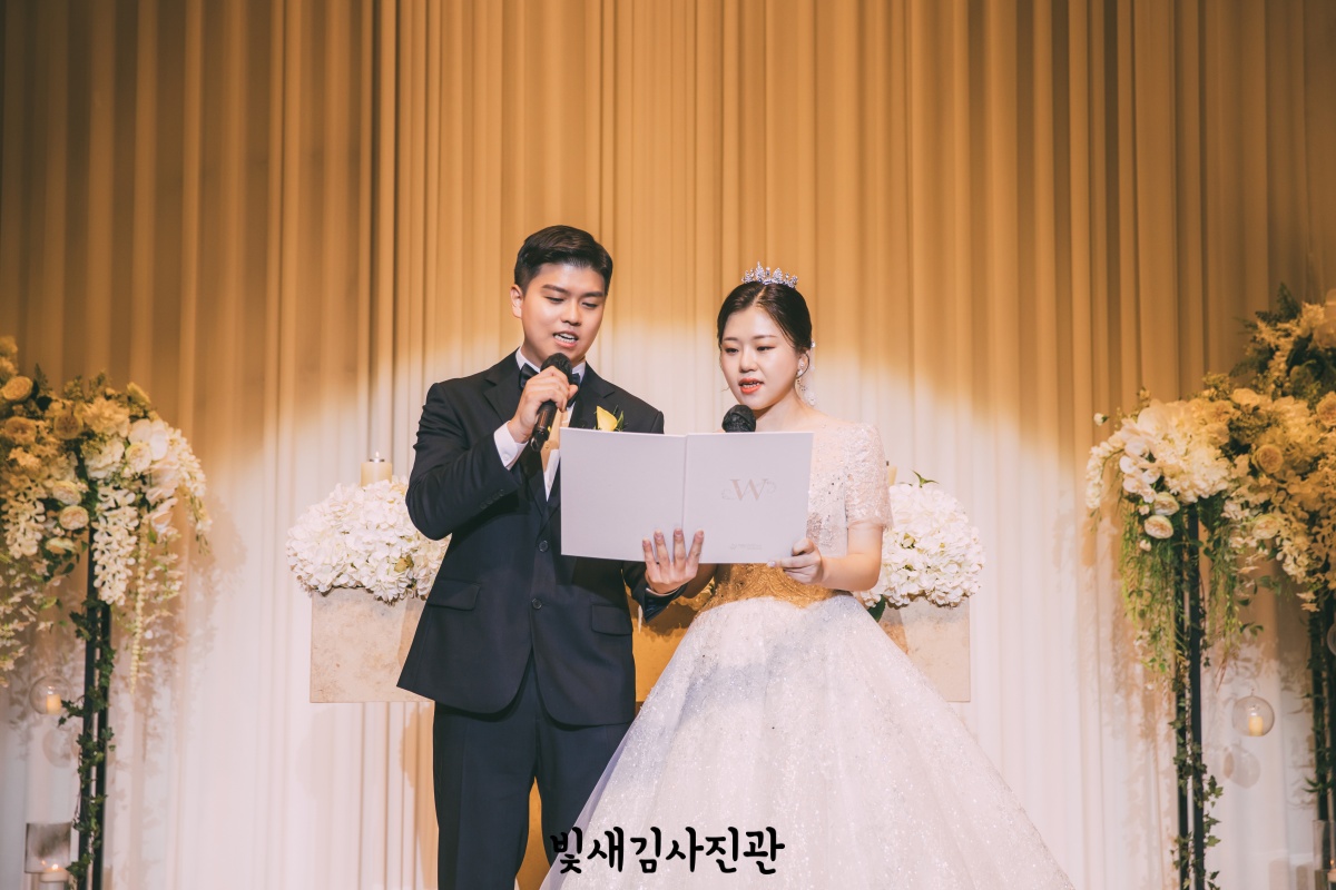 위더스 영등포 본식스냅 펠리체홀 혼인서약 1