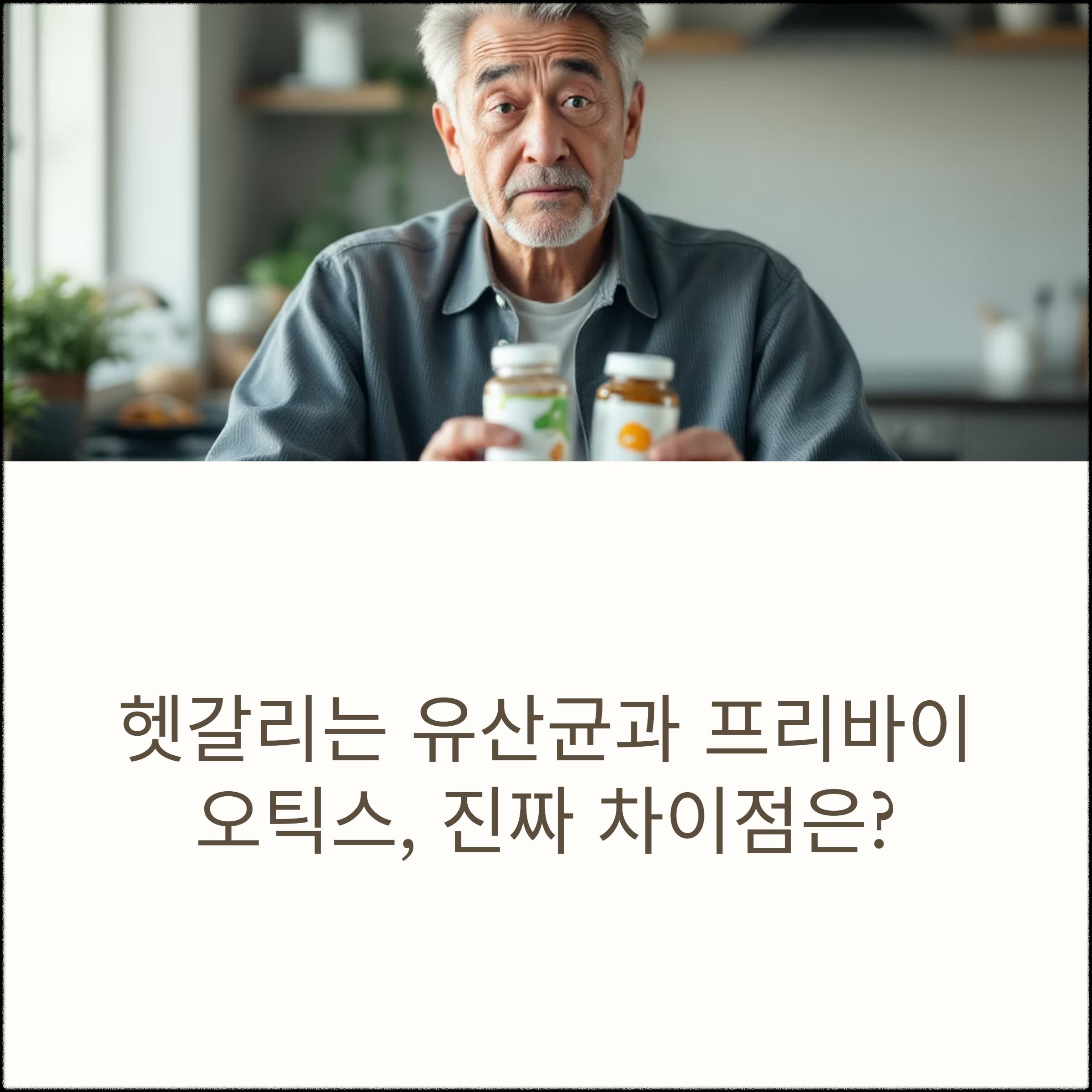 유산균과 프리바이오틱스의 차이? 장 건강 핵심 포인트 알려드립니다