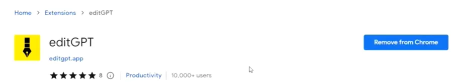 크롬 웹스토어에서 프로그램 설치 완료