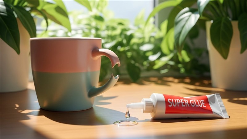 슈퍼글루(순간접착제)는 어떻게 그렇게 빨리 붙을까?