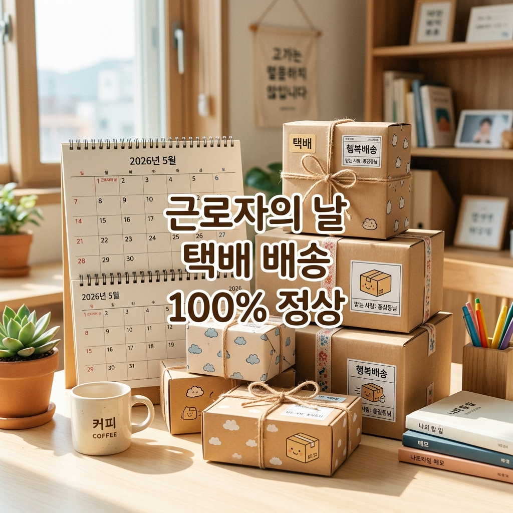 쉬는 줄 알았는데 아니었다? 2026년 근로자의 날 택배 배송 진실