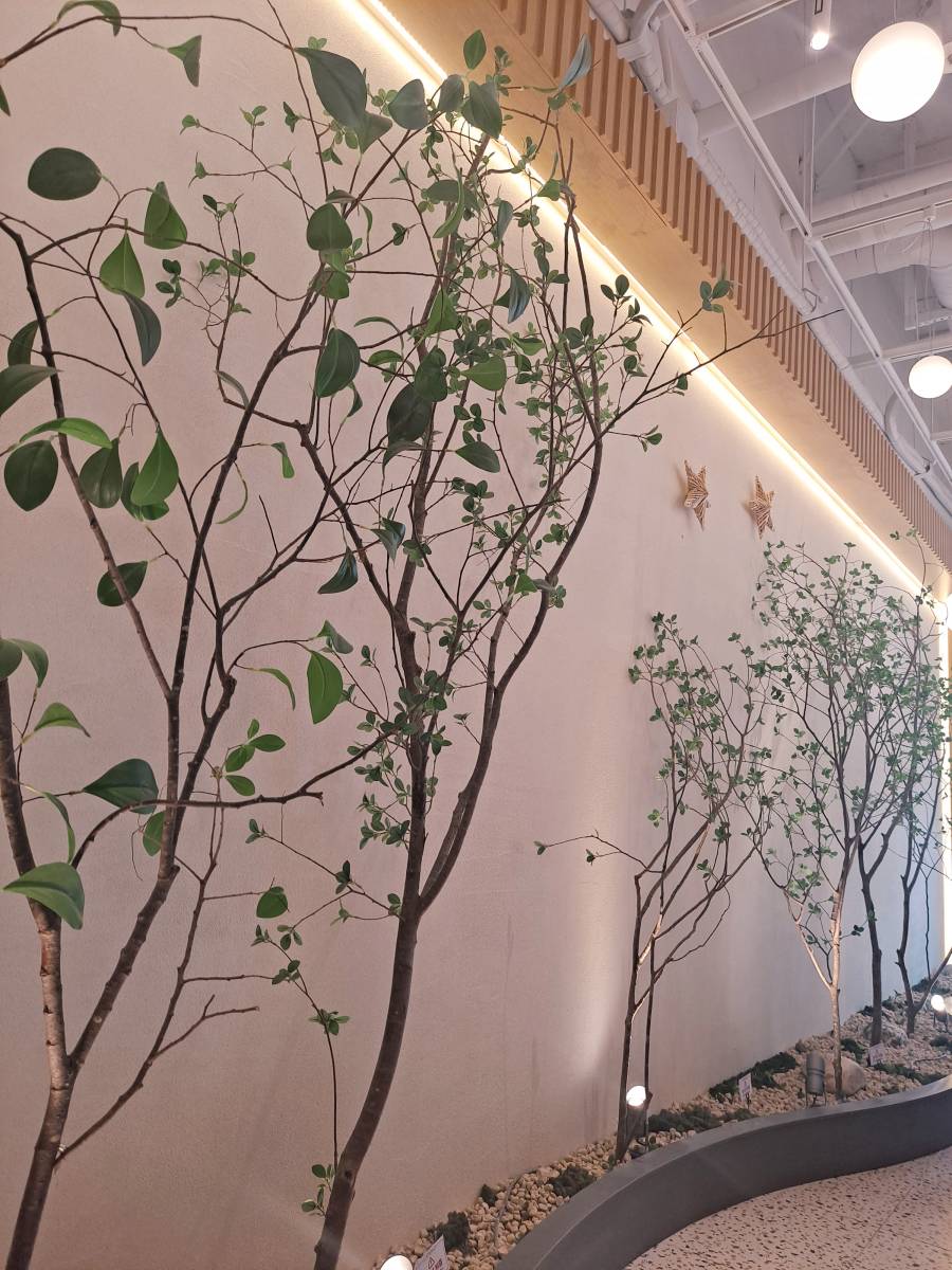 안스베이커리 벽면 인테리어