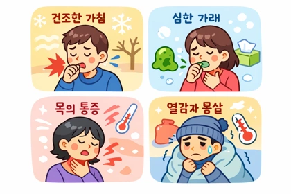 겨울철 기침 가래약 선택 전 증상 구분 기준2