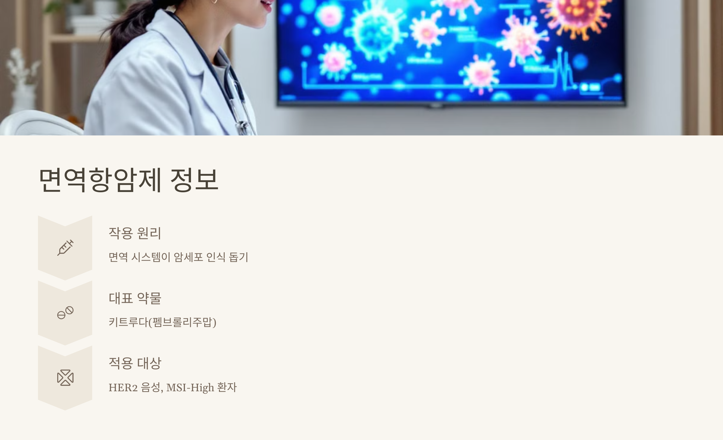 면역항암제 정보