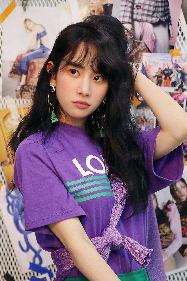 우주소녀 선의 인스타그램 사진 몸매