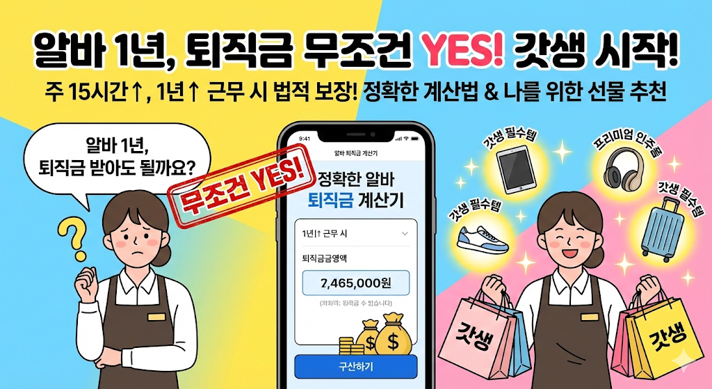 알바 퇴직금 계산기