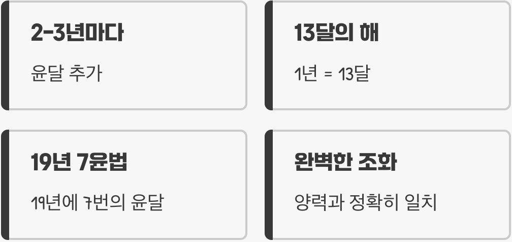 어긋난 시간을 맞추는 마법, '윤달'