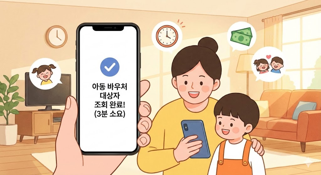 아동 바우처 대상자 조회