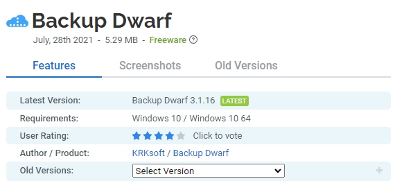 Backup-Dwarf