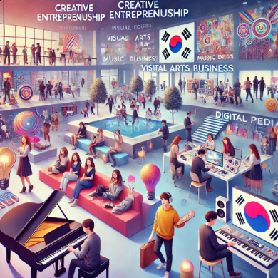 예술 분야 창업을 희망하는 학생들을 위한 대학 학과 관련 사진