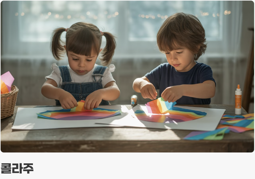 찢어짐의 미학, '콜라주 & 데코파주'