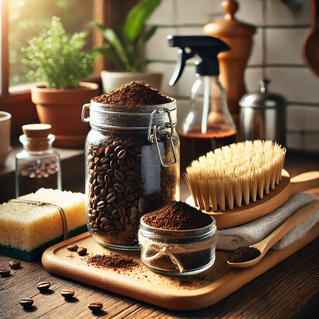 커피찌꺼기를 활용한 DIY청소용품 만들기
