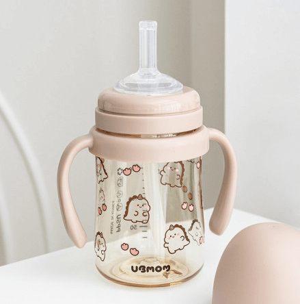 유비맘 뇽뇽이 젖병 & 빨대컵