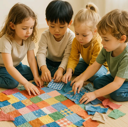 버려진 천 활용 미술놀이