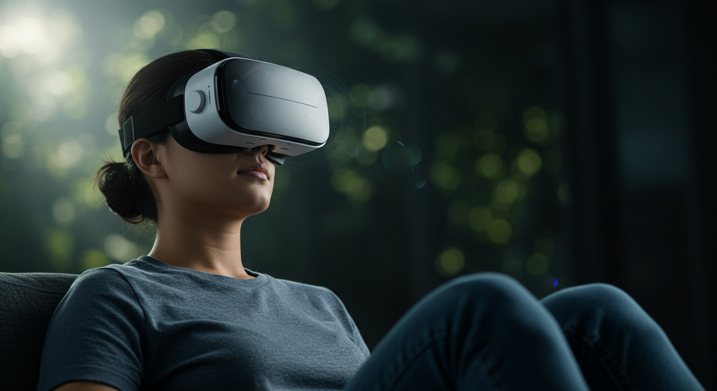 5분 만에 떠나는 힐링 여행! VR 헤드셋으로 명상 시작하기