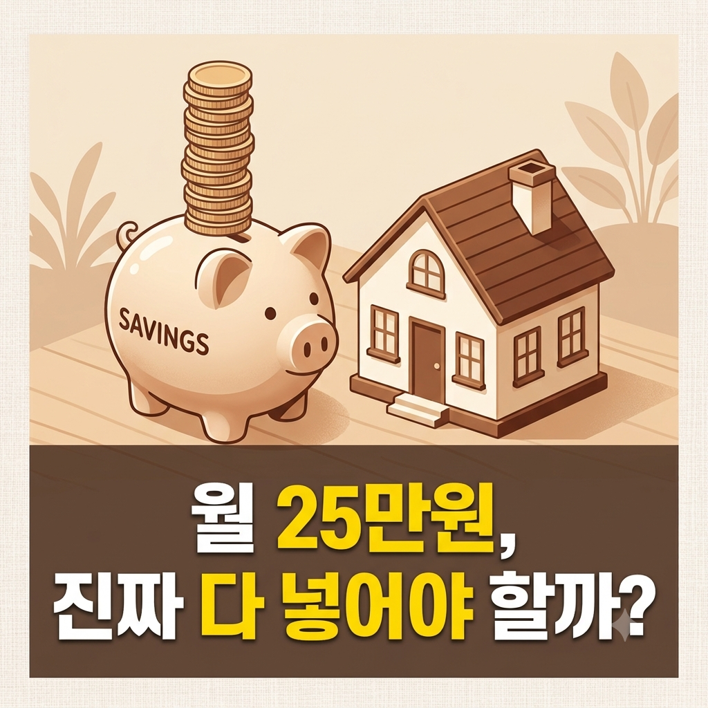 주택청약 월25만원 인상 이슈
