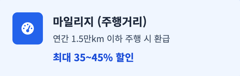 마일리지 특약 인포그래픽