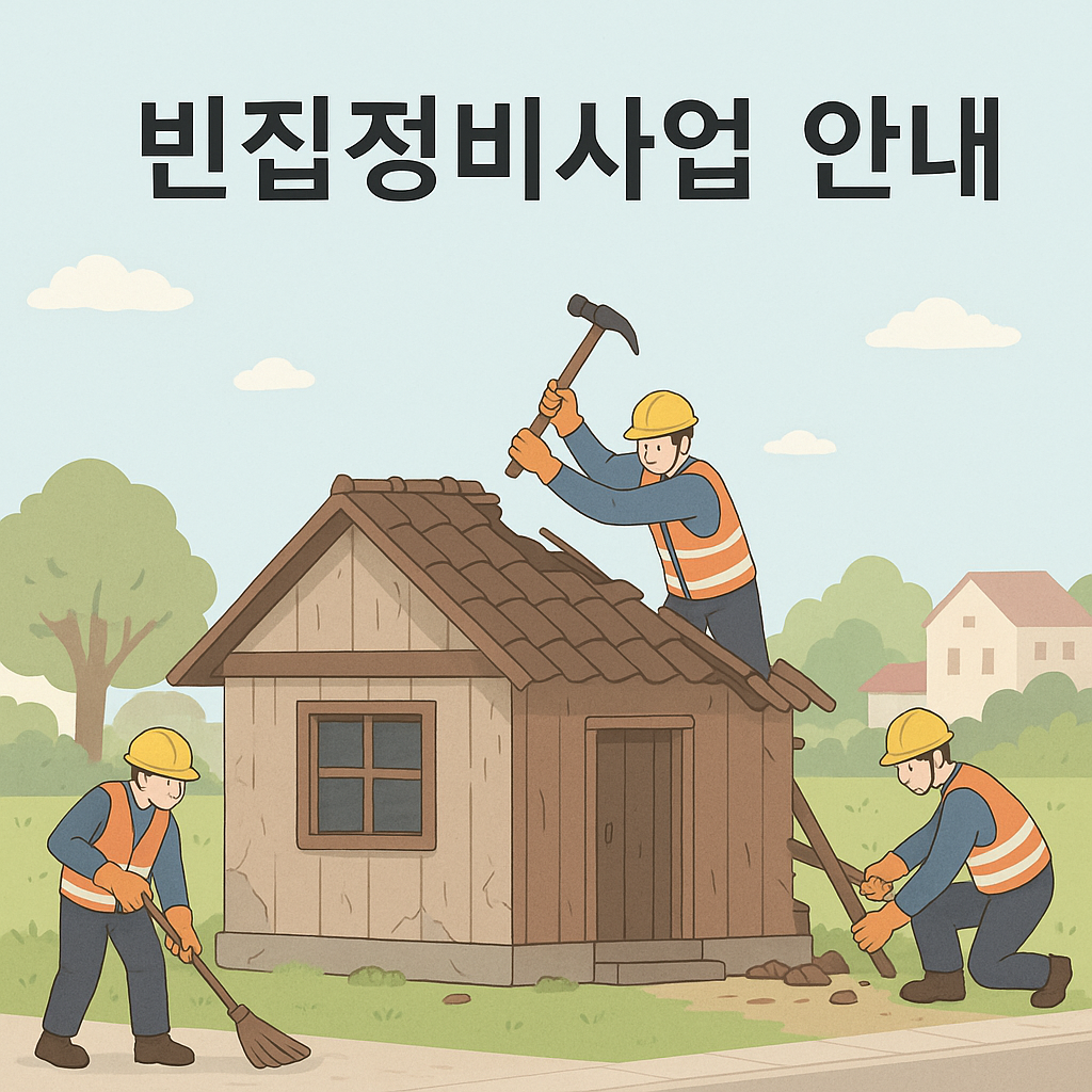 빈집정비사업 안내 &mdash; 오래된 빈집, 지역의 부담에서 안전한 공간으로 바꾸는 방법