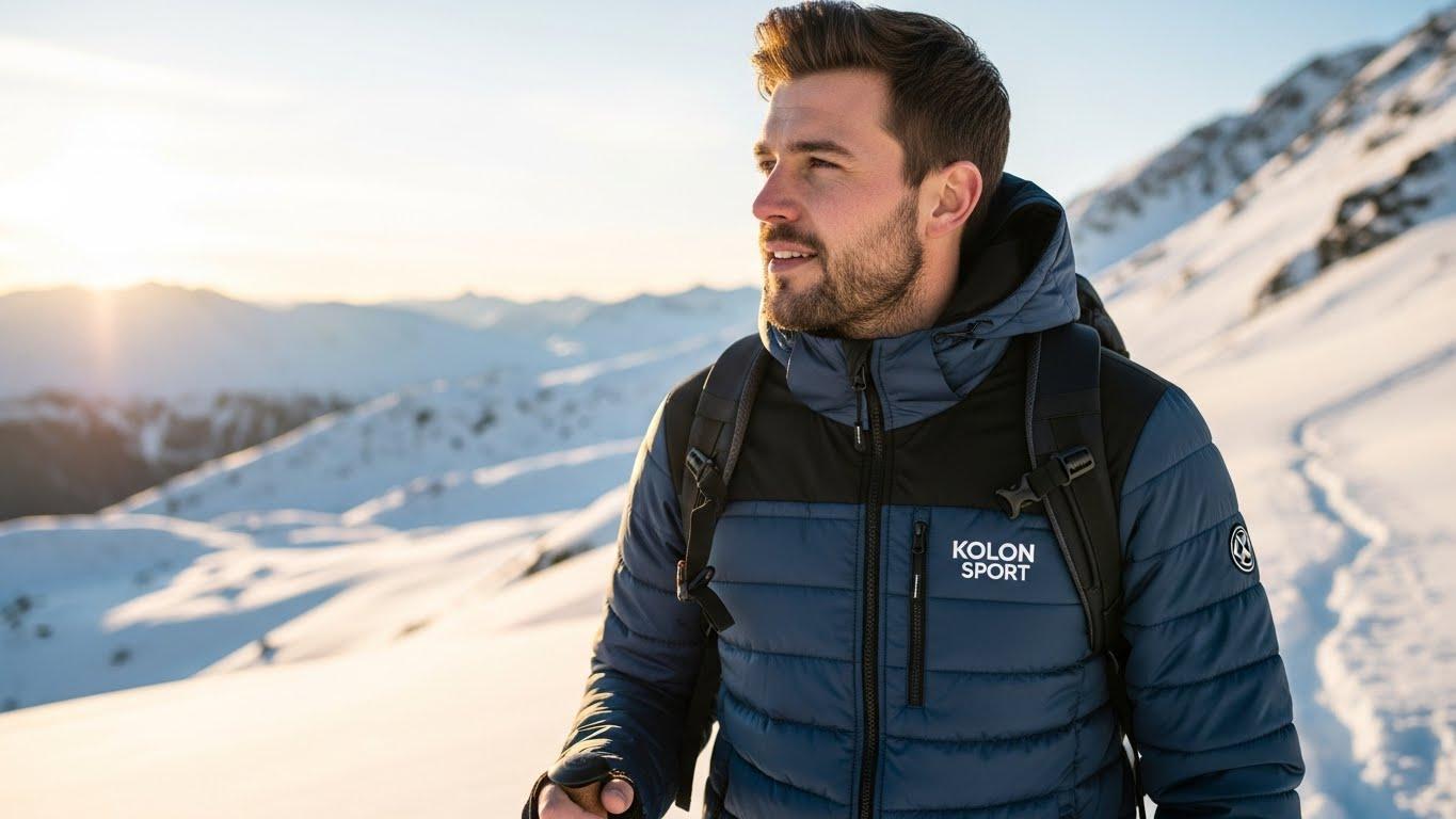 코오롱스포츠 남성 패딩점퍼