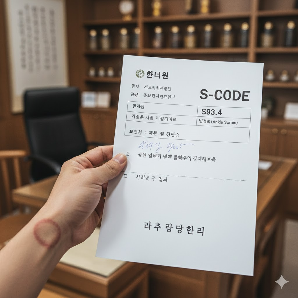 S코드 적힌 진단서