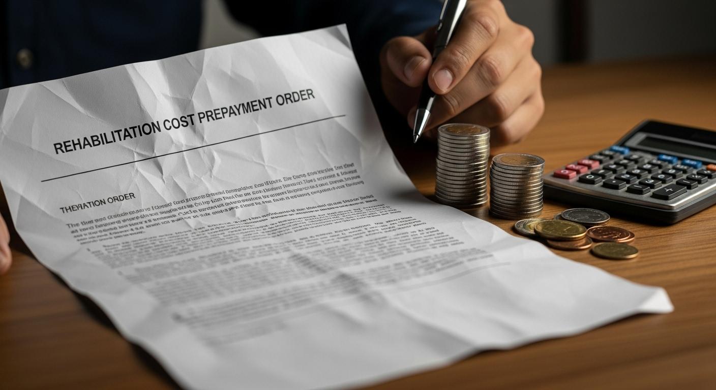 개인회생 비용예납명령