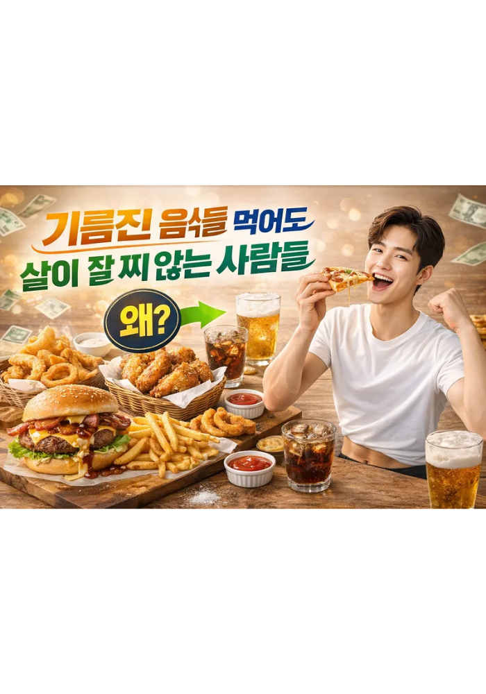 1.기름진 음식을 먹어도 살이 잘 찌지 않는 사람들