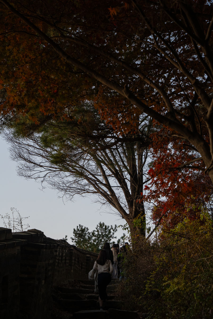 남한 산성 일몰