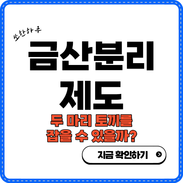 금산분리 제도 두마리 토끼를 잡을 수 있을까? 썸네일