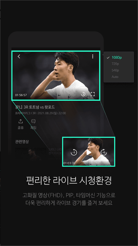 스포티비, SPOTV NOW, 스포티비 나우, 스포츠 생중계, 프리미어리그, 챔피언스리그, 유로파리그