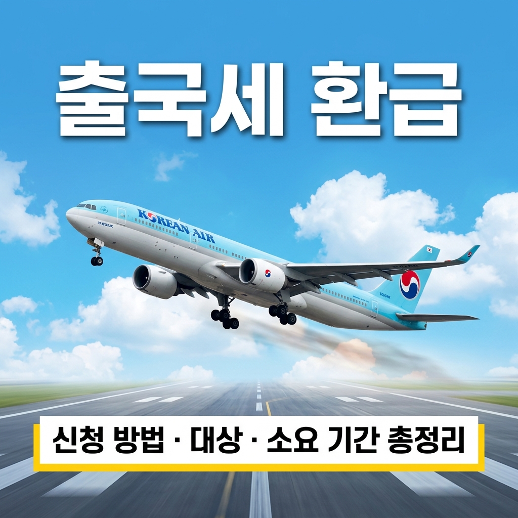 출국납부금 환급 신청 방법 대상자 조건 처리기간