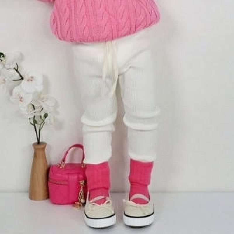 블랙핑크 모델 봄골지리본레깅스