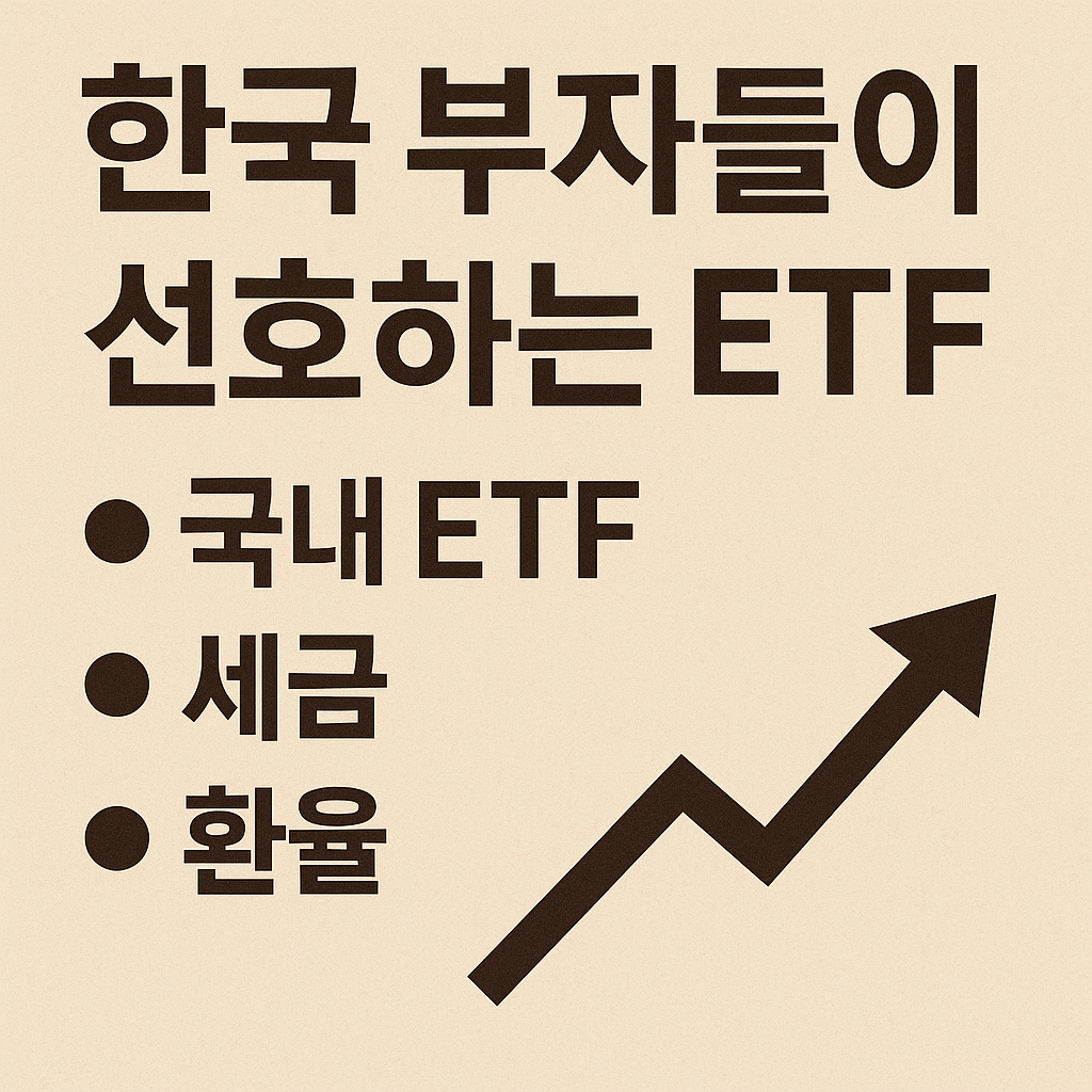 한국부자들이 선호하는 ETF 이미지